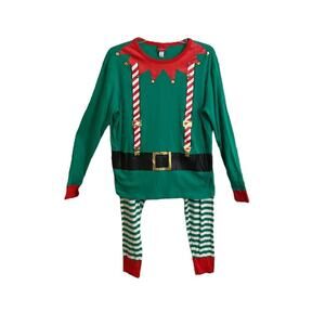 WONDERSHOP Holiday Pajama Women SZ M Elf Shirt Pant Set Christmas Clothing